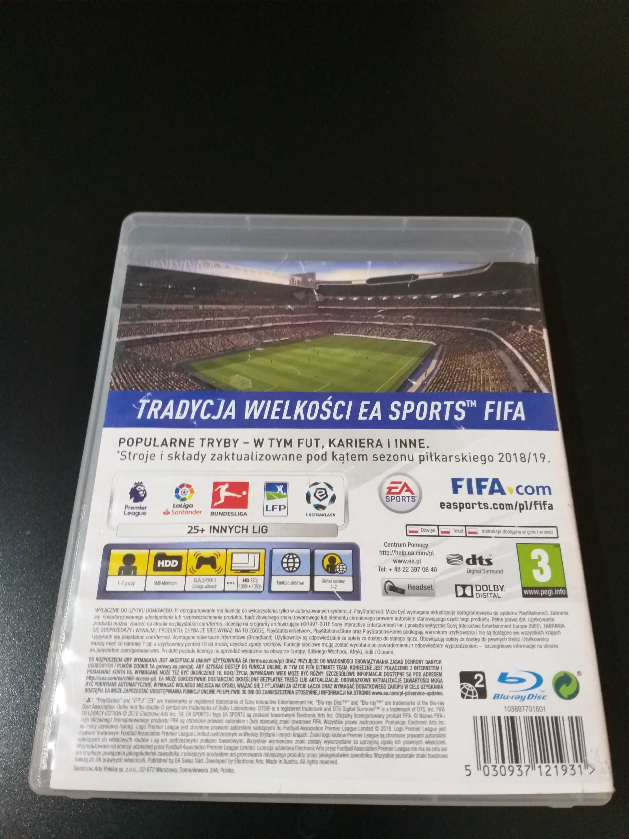 FIFA 19 Legacy Edition PS3 Playstation 3