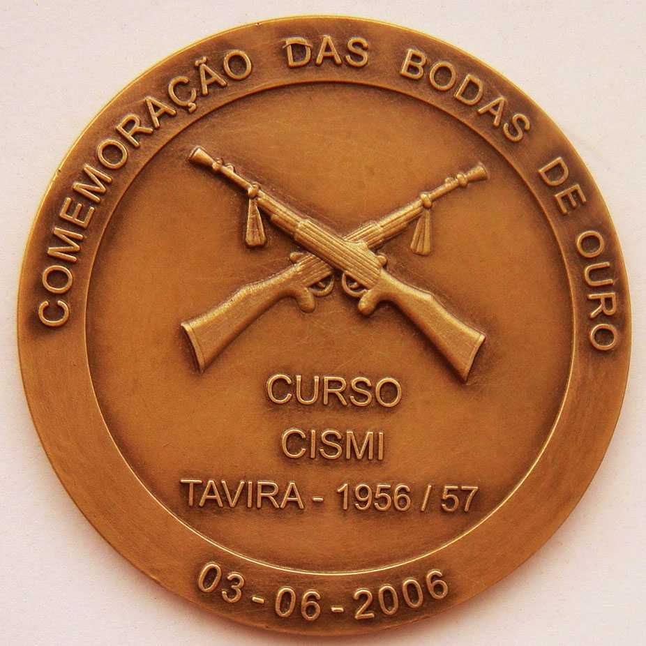 Medalha de Bronze Exército Curso CISMI Tavira Quartel Atalaia 56/57