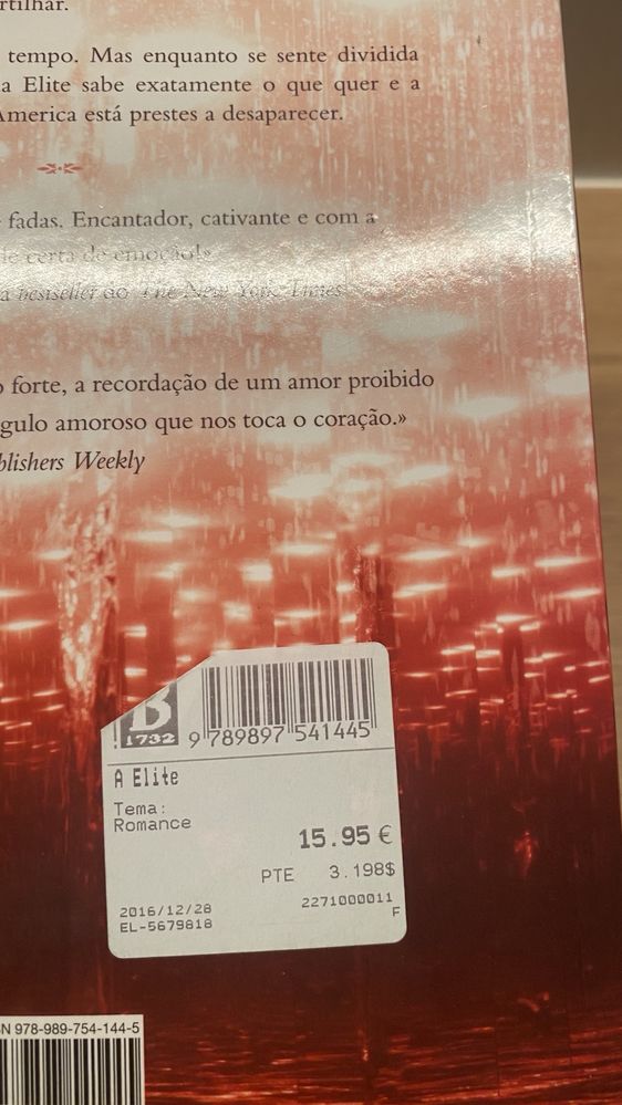 Livro novo A Elite