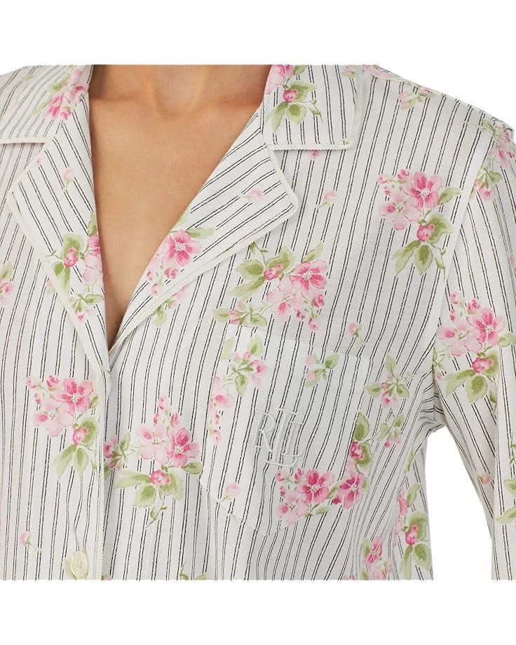 Ralph Lauren 3/4 Notch Collar Long PJ Set. Пижама коттон трикотаж р L