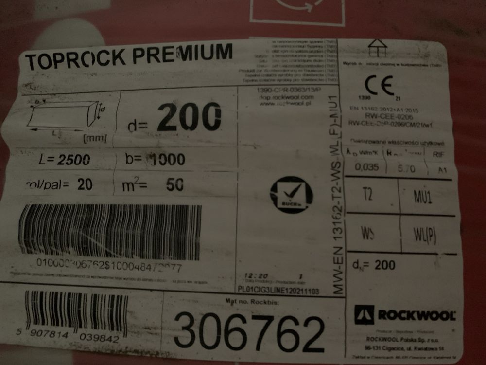 Rockwool toprock i superrock 0.035h wełna premium