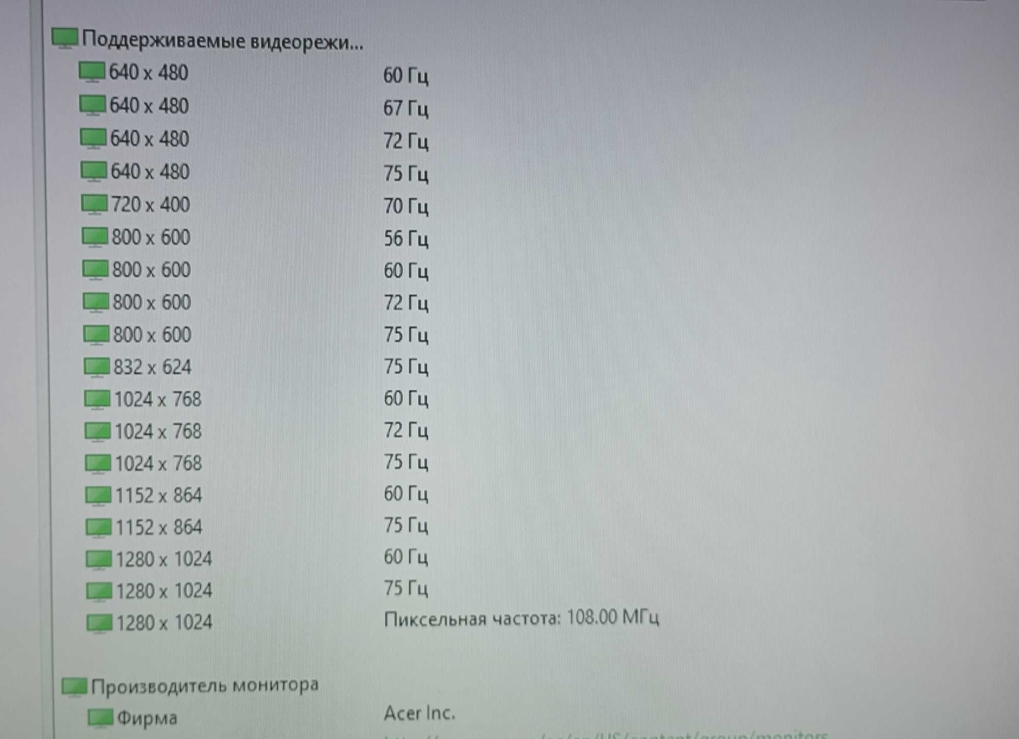 Acer 19", модифицированный - LED подсветка