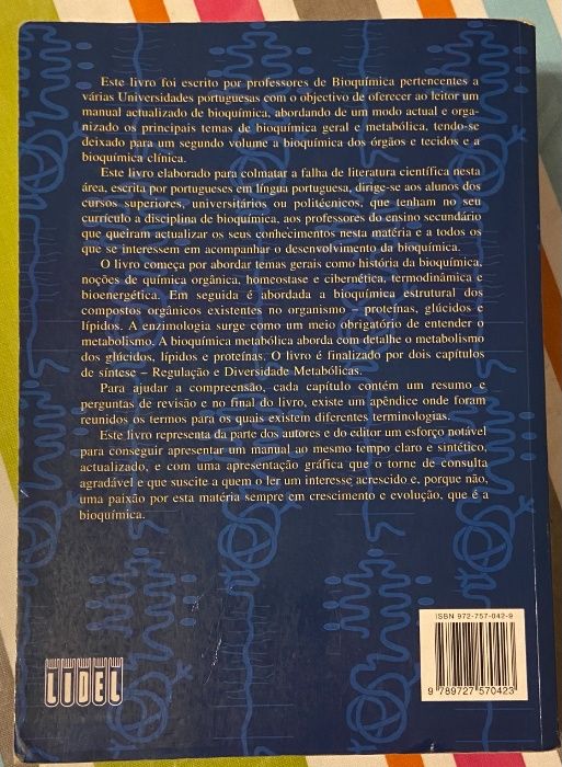 Livro Bioquímica (Lidel)