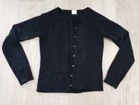 Czarny kardigan rozpinany sweter Camaieu 36 stan idealny lepszy niż HM