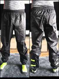 Lekkie spodnie rowerowe przeciwdeszczowe, wierzchnie Diadora, r.XL