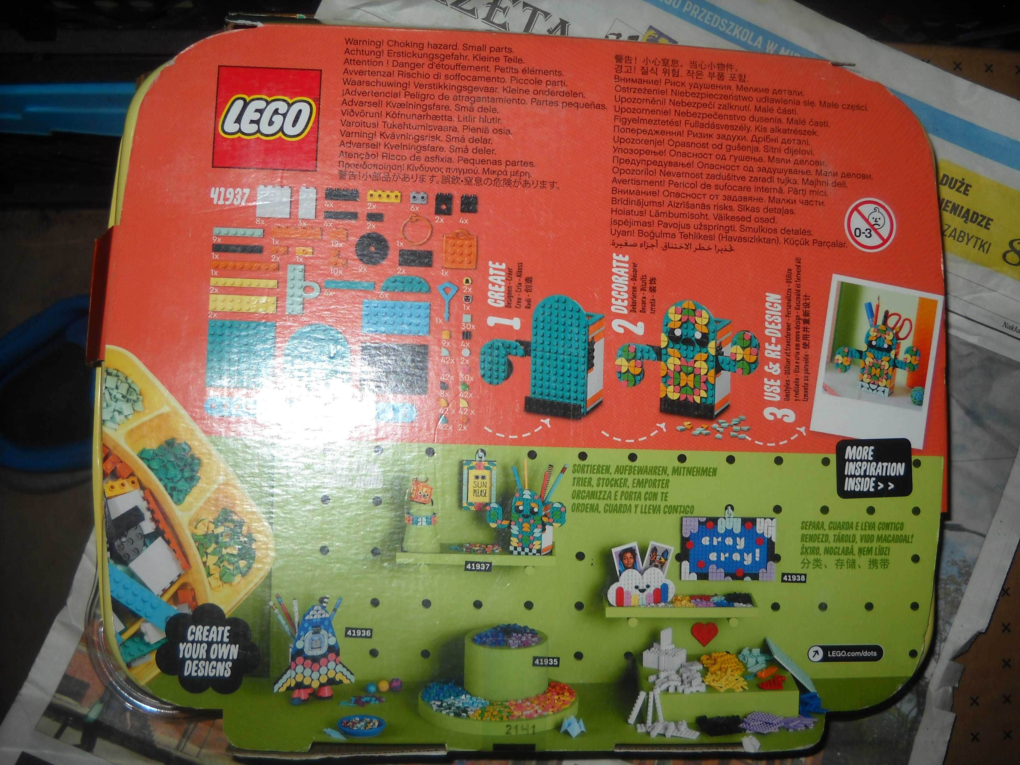LEGO Dots 41937 Letni wielopak - Nowe -