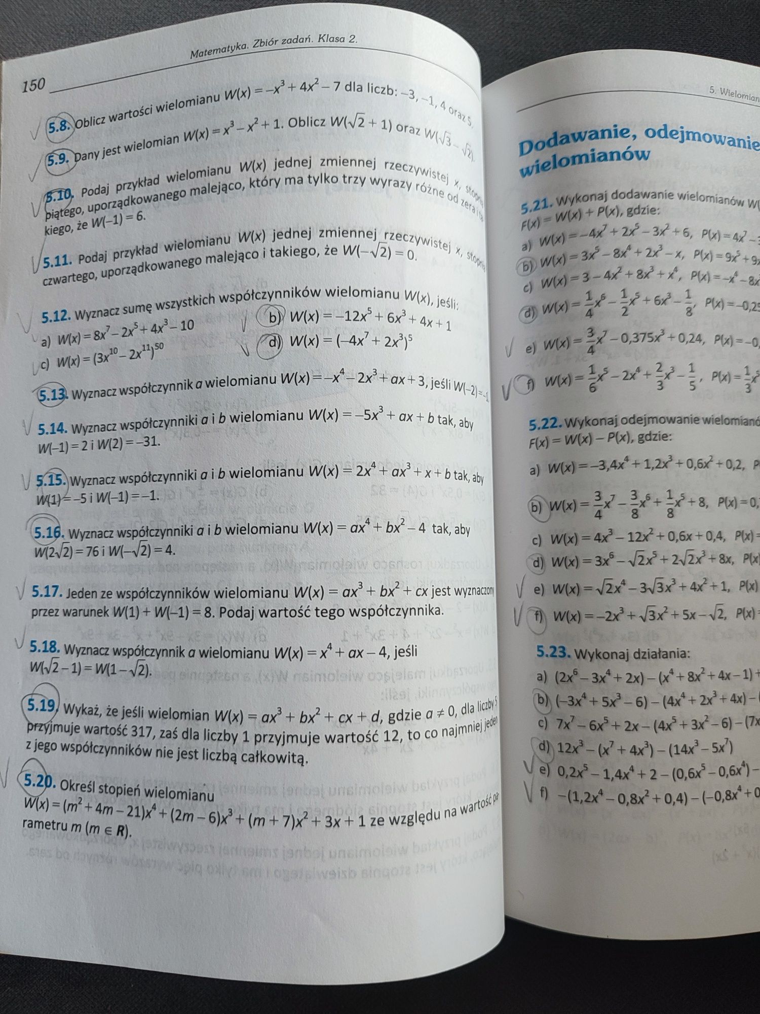 Matematyka 2 zbiór zadań i podręcznik zakres rozszerzony Kurczab Świda