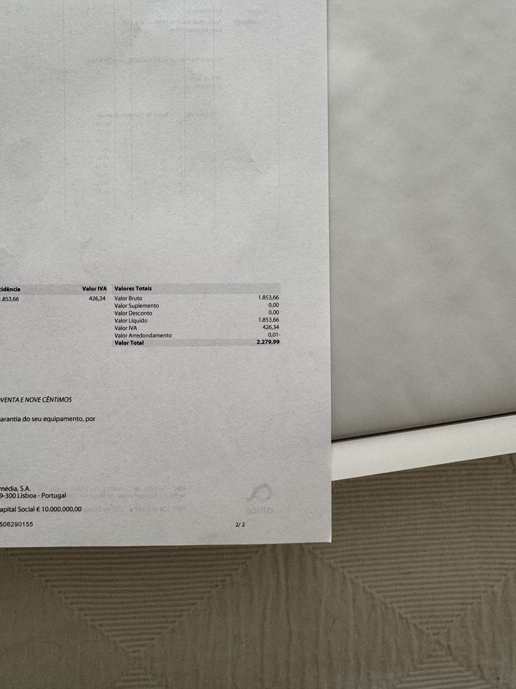 MacBook Pro 14, M3, 8GB, 1TB ( Novo / Nunca Usado )
