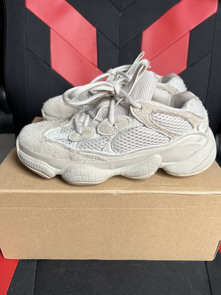 Adidas Yeezy 500 Blush sneakersy niskie bezowe kanye 37 1/3