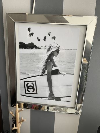 Chanel Glamour obrazy - 3 szuki - 52 cm x 42 jak nowe