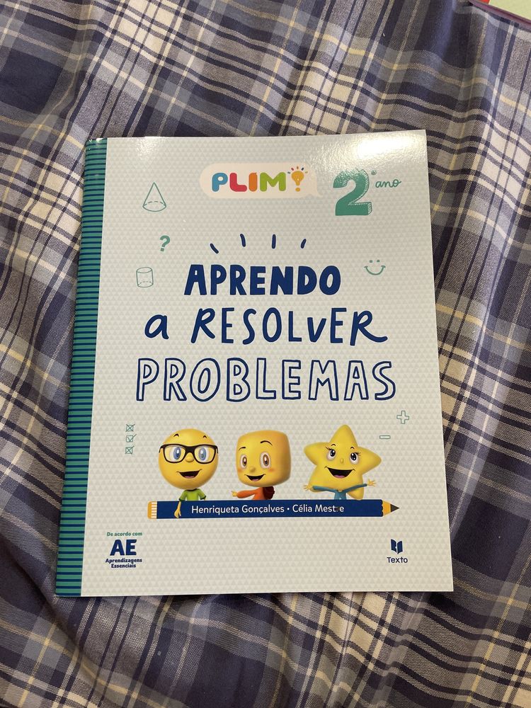 Caderno de atividades aprendi a 2 ano Plim, 4€ cada livro