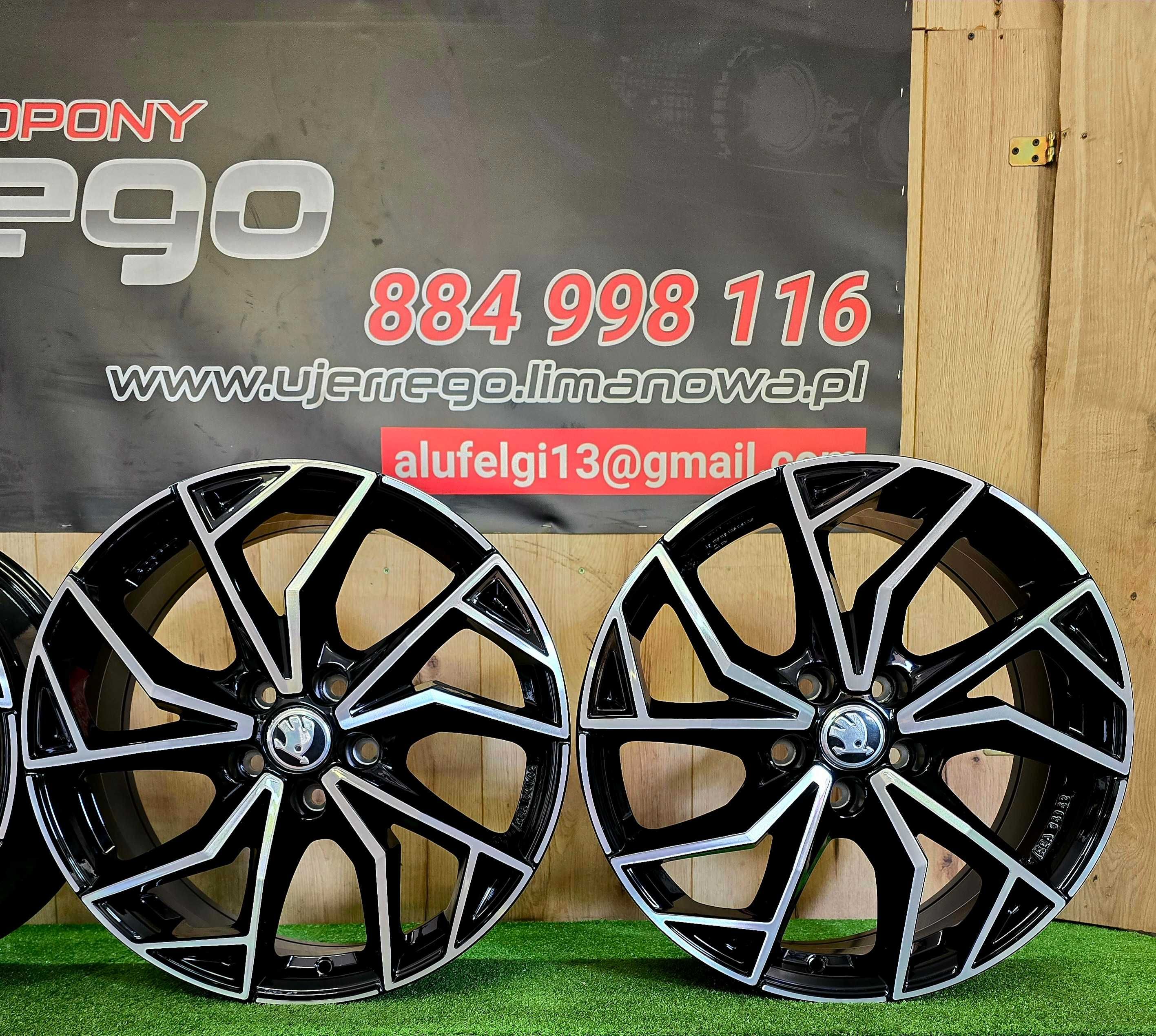 NOWE ALUFELGI SKODA 18x5x112 - KodiaQ,KaroQ,Octavia,Superb,Yeti