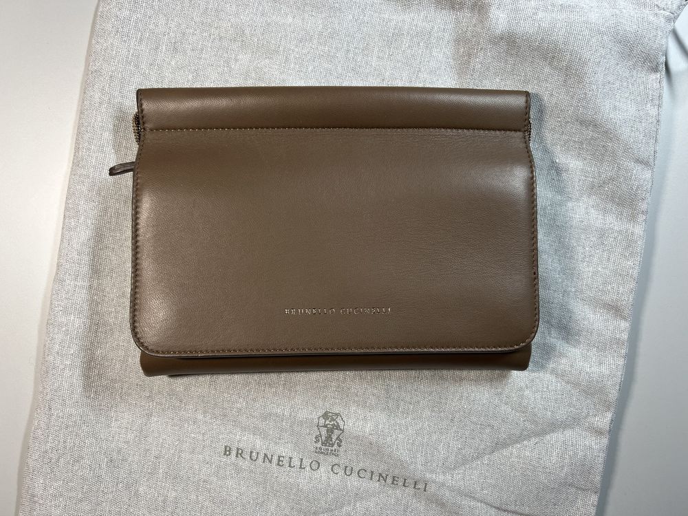 Brunello Cucinelli City Precious leather shoulder bag