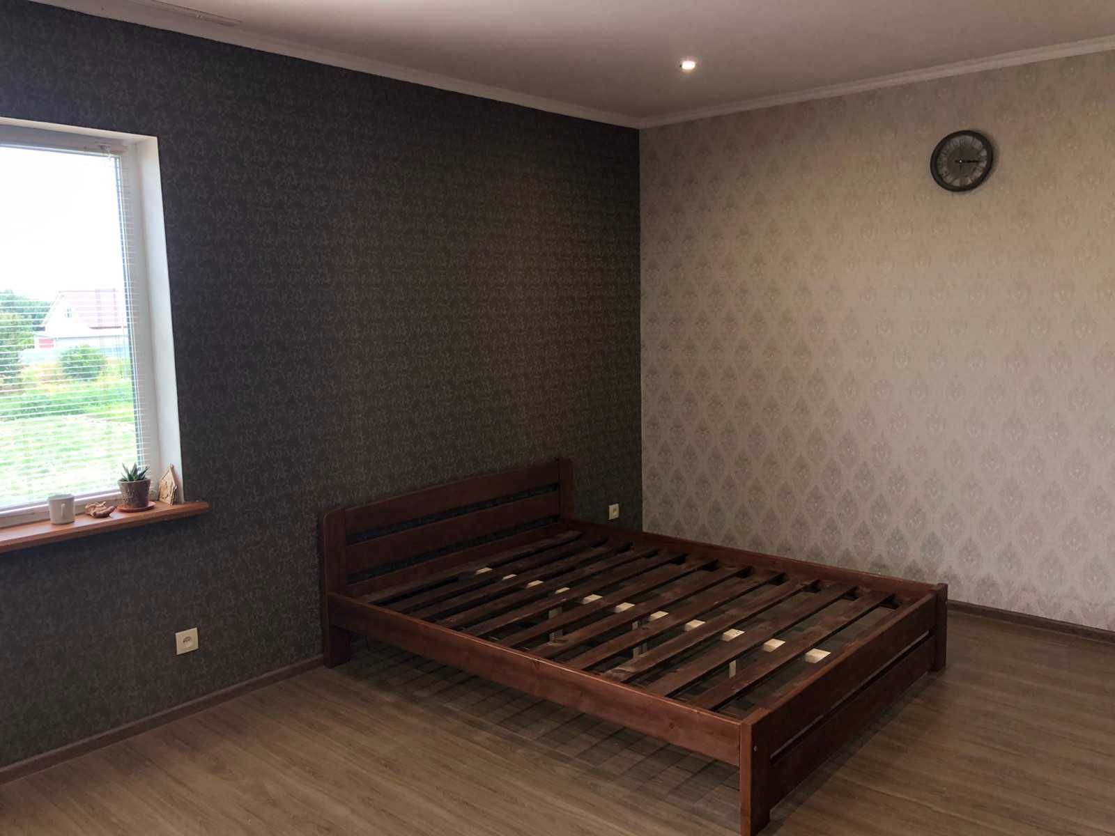 Натуральная деревянная кровать 180х200 cм.