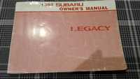 Subaru Legacy Instrukcja Obslugi Ksiazka 1992
