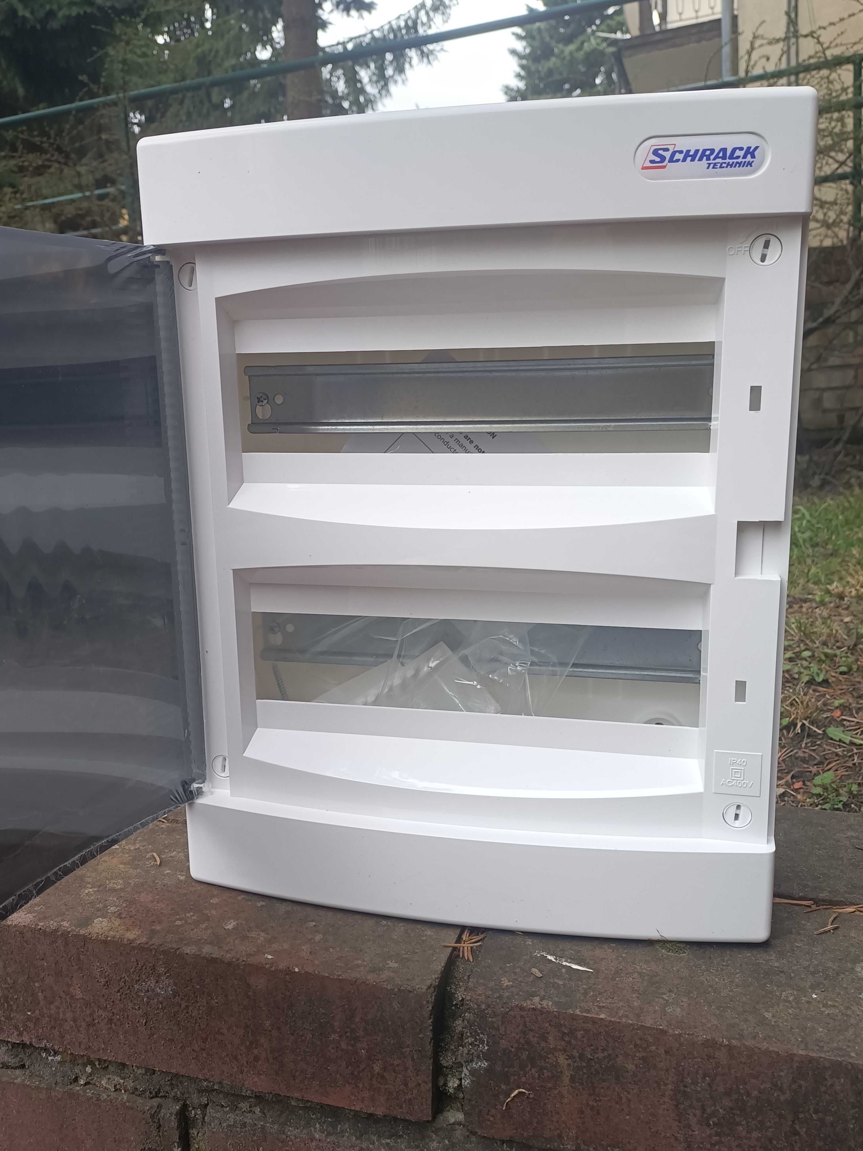 Obudowa elektryczna rozdzielnica natynkowa 2x12 IP40 Schrack Technik