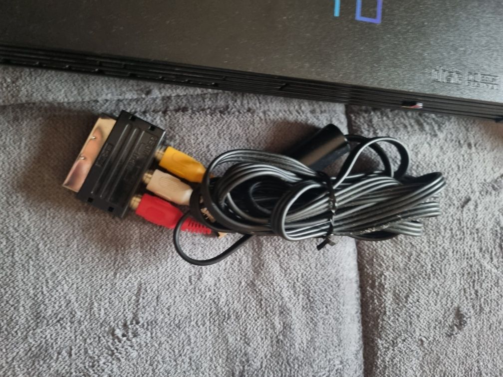 Consola playstation 2 + cabos + comando
