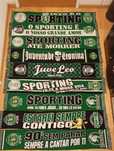 Cachecol ultras Sporting vários futebol artigo de coleção