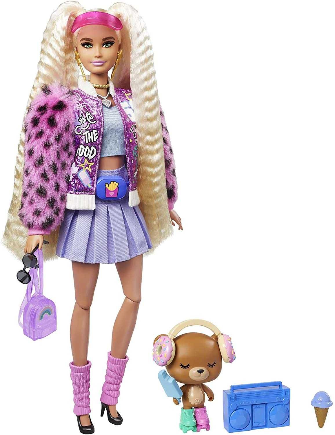 Barbie Extra Style Блондинка Кукла Барби Экстра Mattel (GYJ77)
