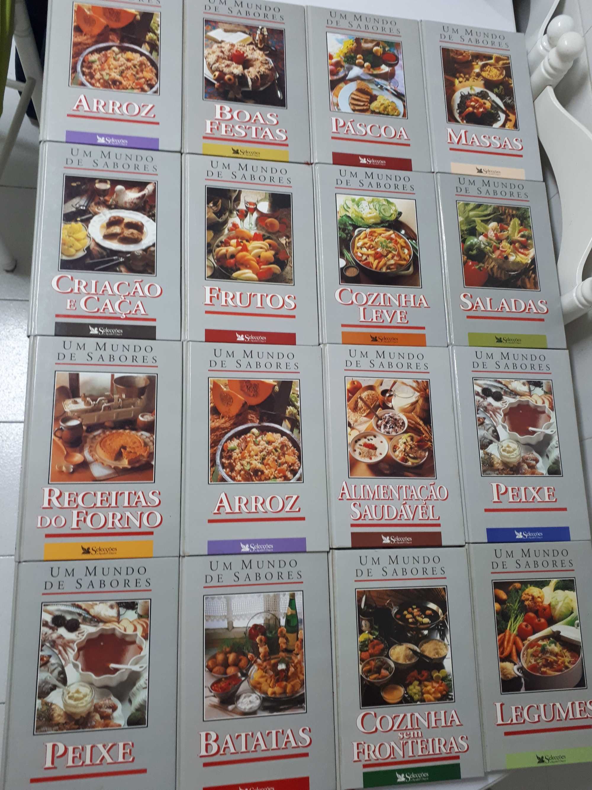 Um mundo de sabores colecção completa 16 volumes