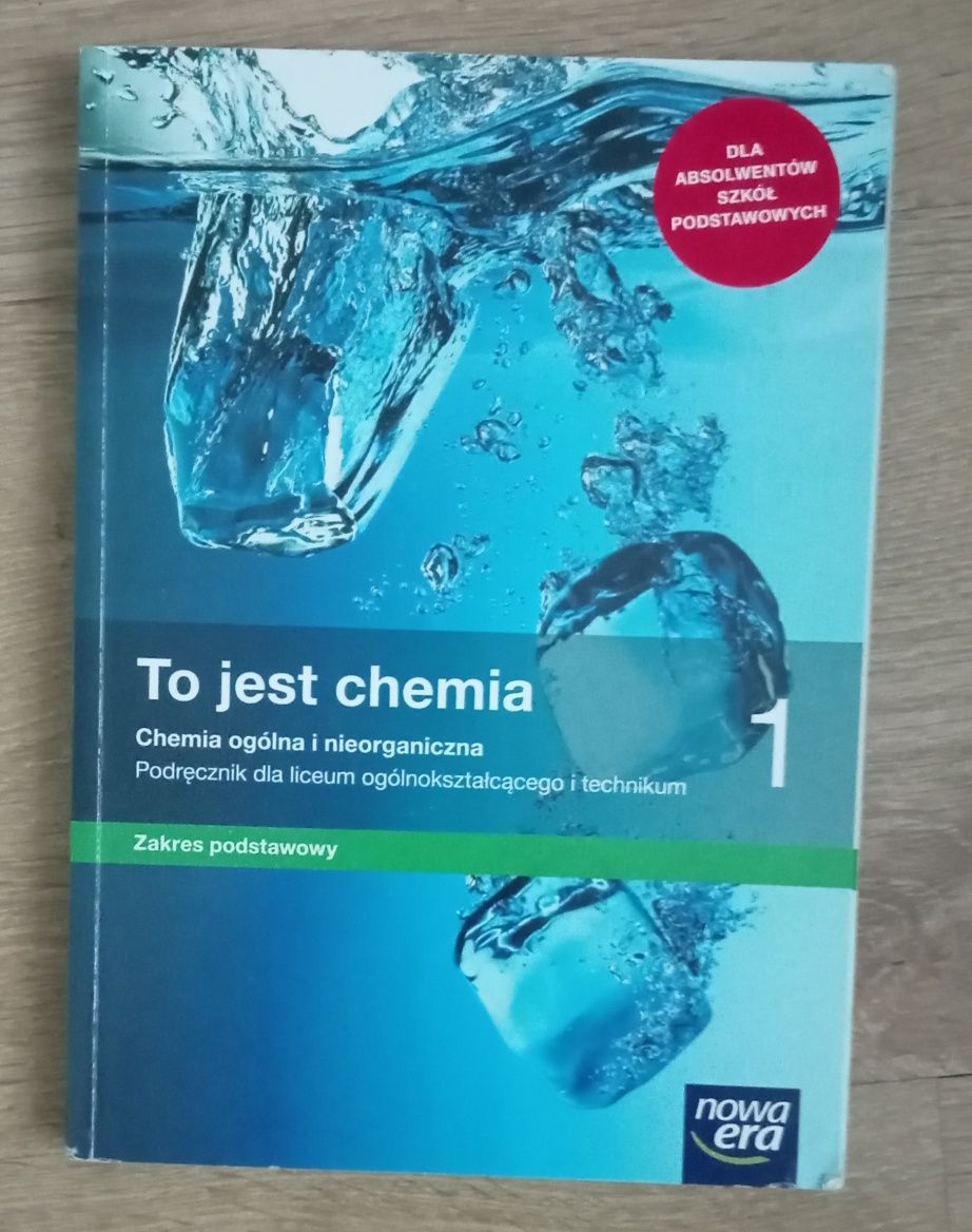 TO JEST CHEMIA 1-zakres podstawowy, jak nowa