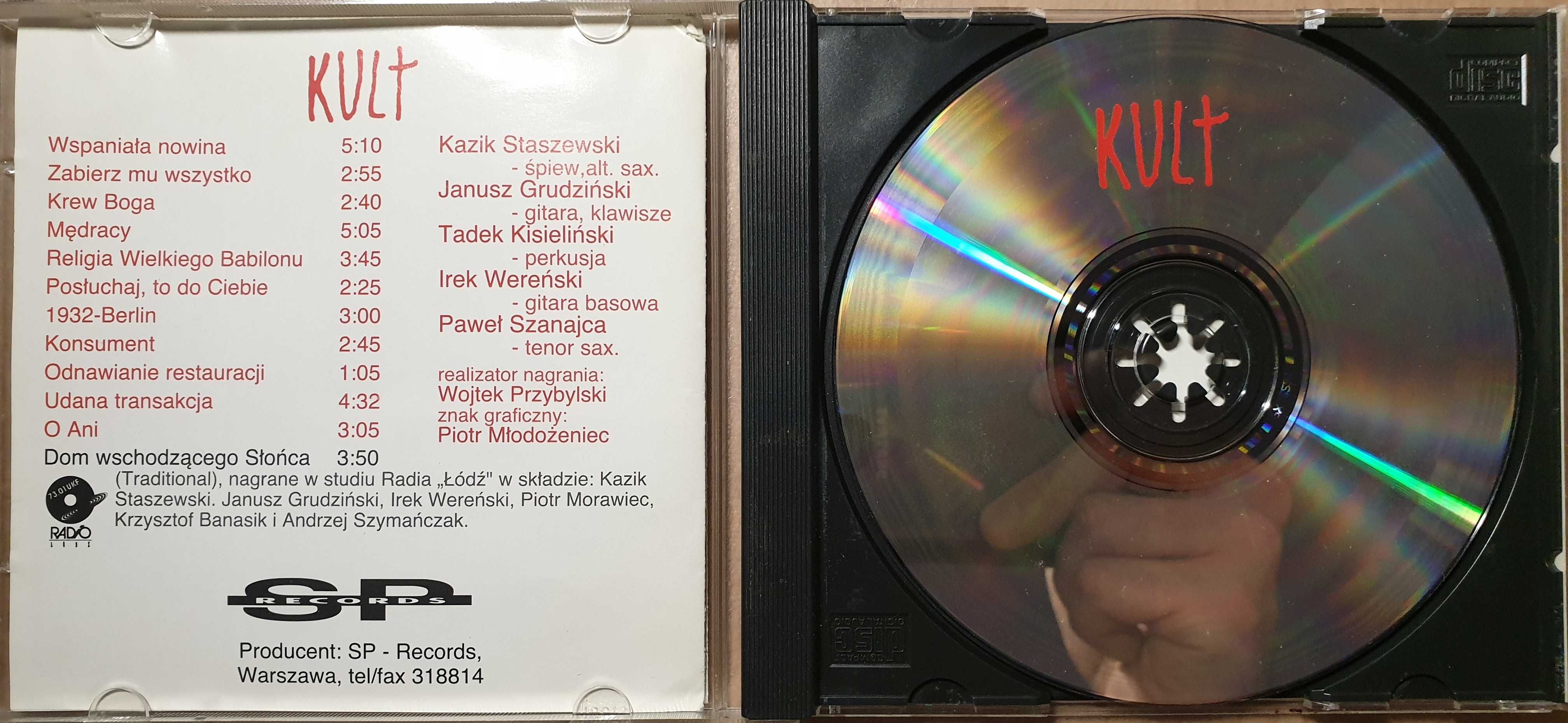 Kult płyta "KULT" debiutancki album, pierwsze wydanie! Audio CD