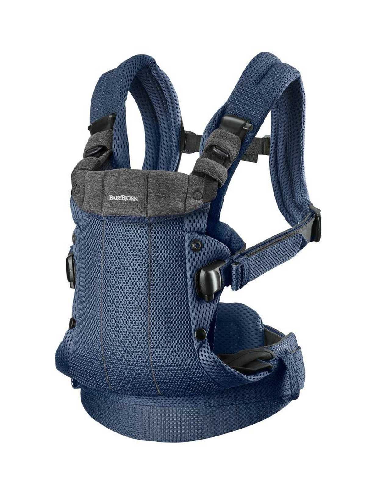 Nosidełko dla dzieci - BABYBJORN Harmony 3D Mesh niebieskie