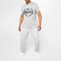 Костюм чоловічий футболка та штани легкий lonsdale великий розмір