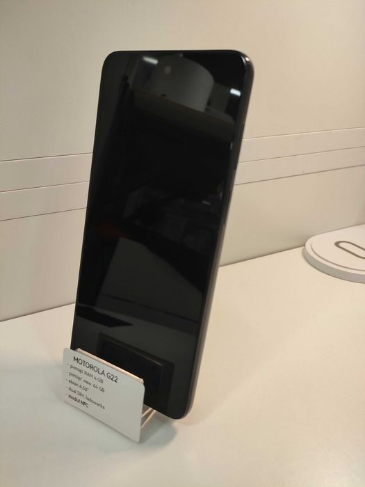 Smartfon Motorola G22 4/64GB LTE Cosmic Black