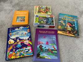Puzzle i książeczki dla przedszkolaka.