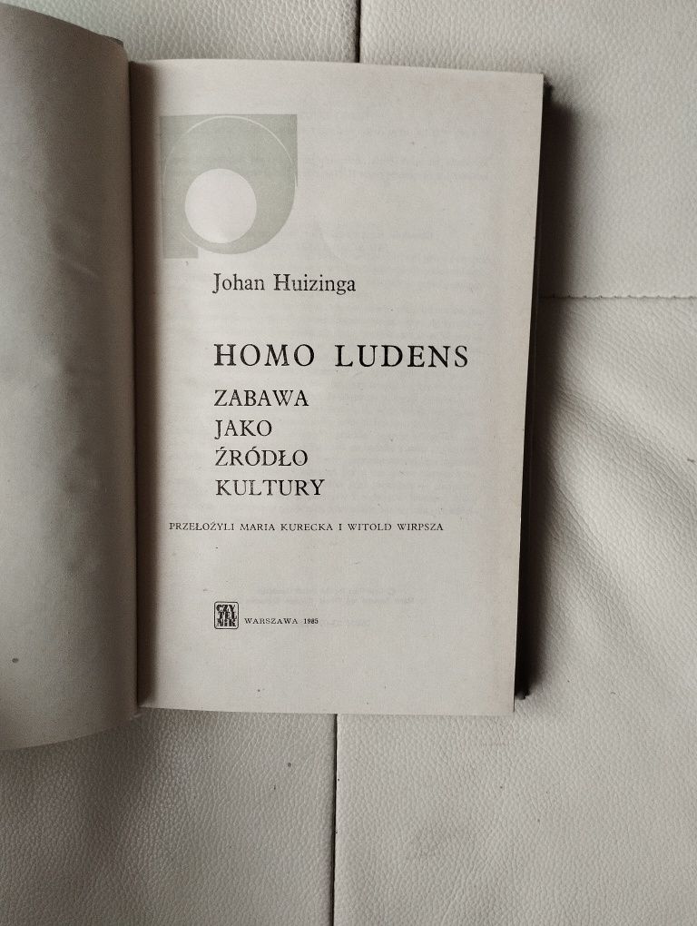 Huizinga Homo Ludens