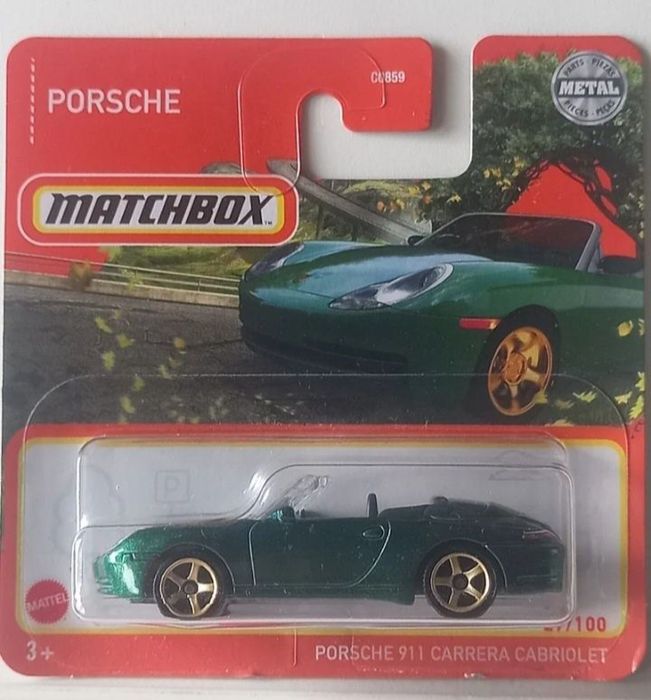 Matchbox conj 3 Porsche 911 Carrera Cabriolet