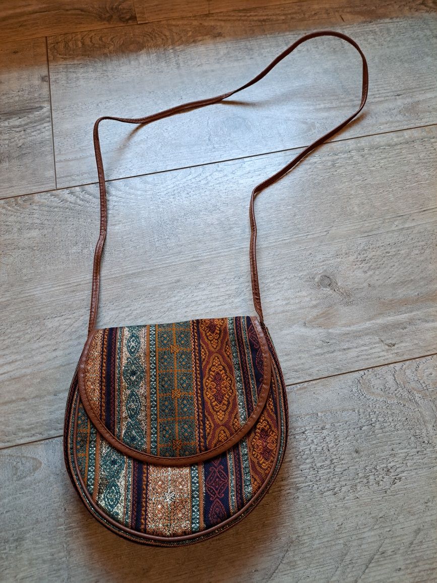 Torebka hippie /indie materiałowa