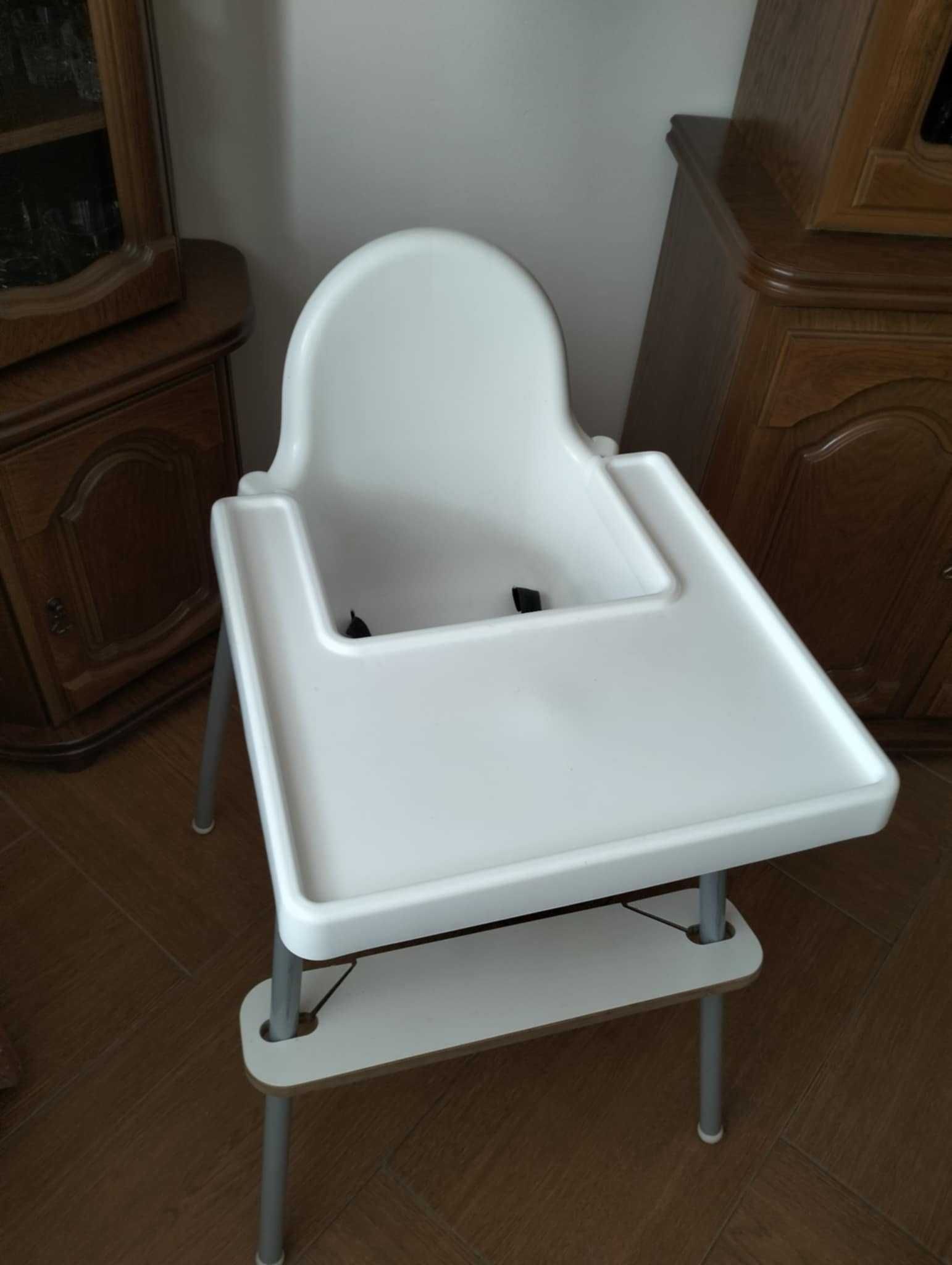 Krzesełko do karmienia z podnóżkiem IKEA