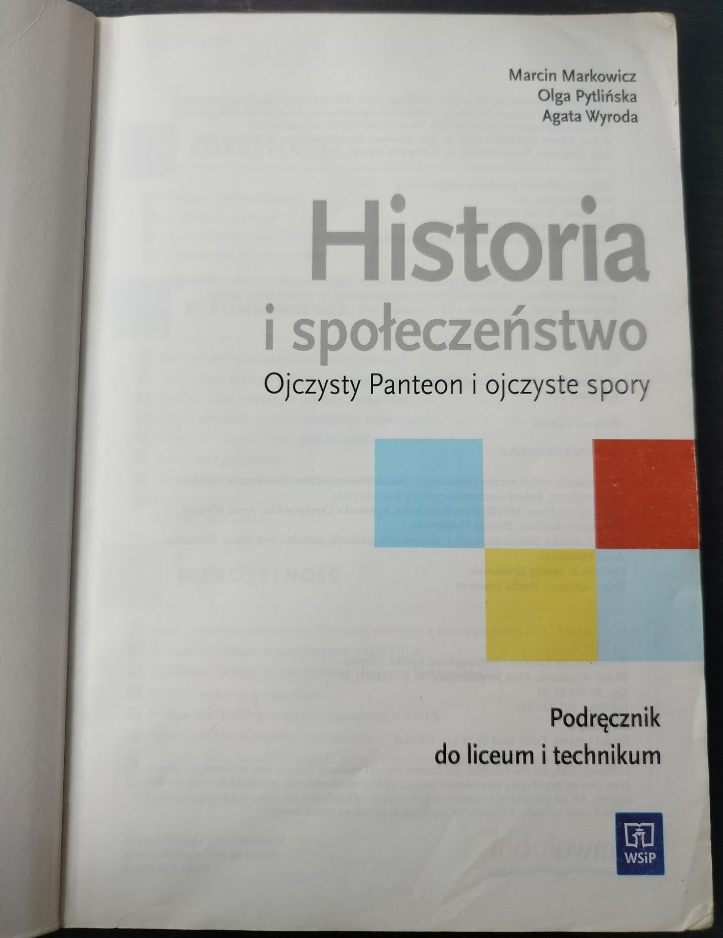 Podręcznik Historia i Społeczeństwo Ojczysty Panteon i ojczyste spory