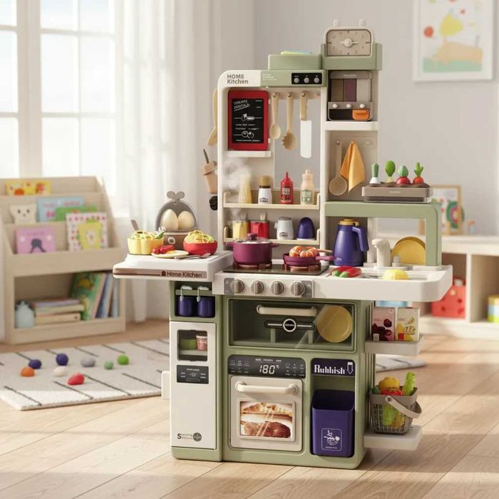Акція кухня дитяча 93см, 88 предметів нова лімо тойс іграшкова детская