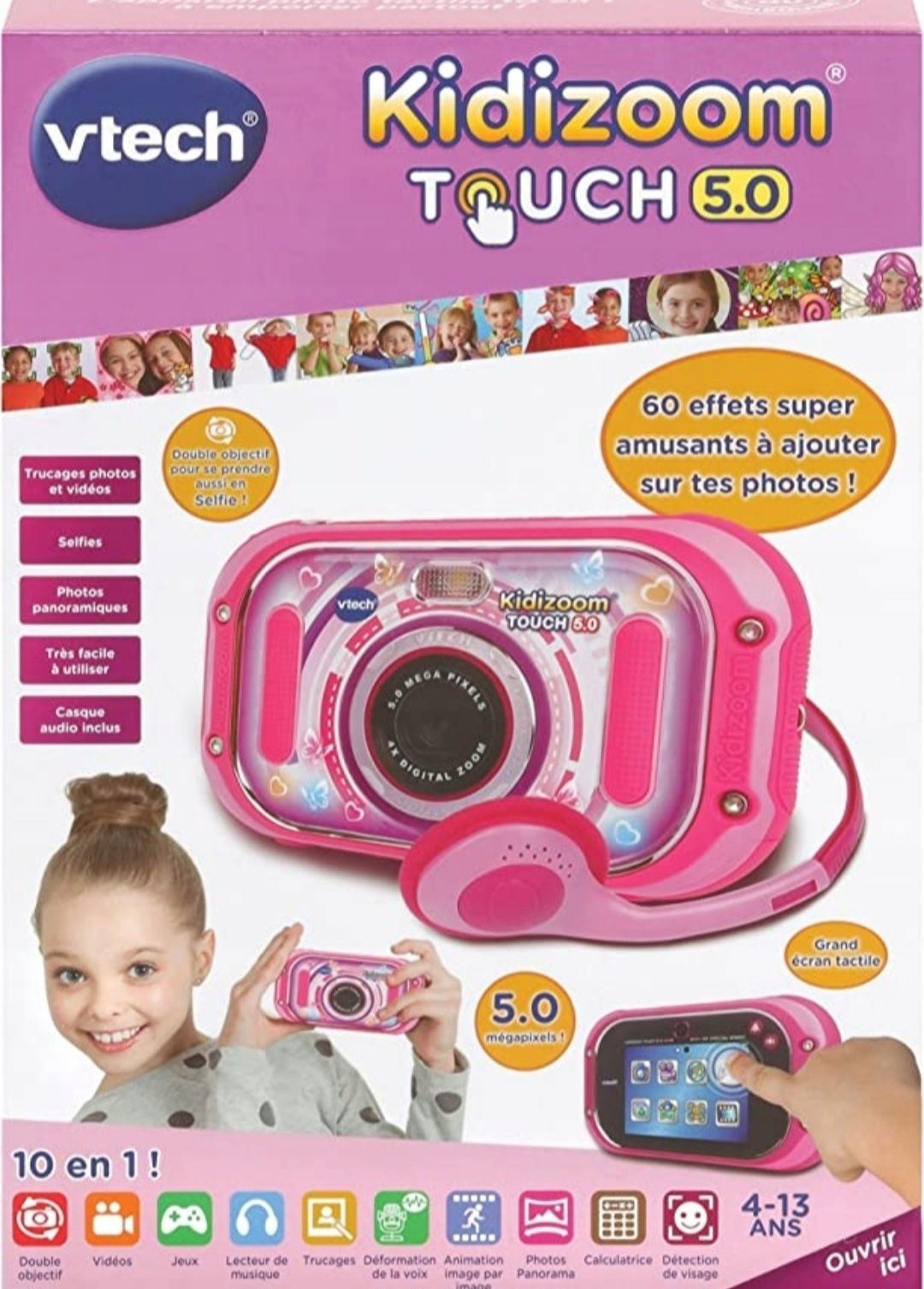 Aparat vtech kidizoom touch 5.0 - pink
VTech Kidizoom Touch 5.0 - pink