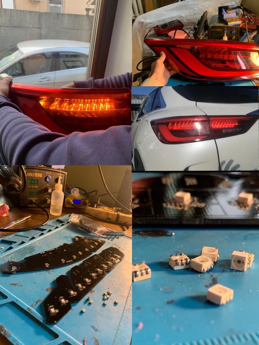 Переделка поворотов фонарей под европу