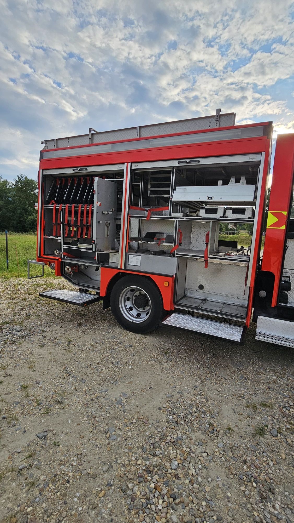 Man LE 4x4 Wóz Strażacki Straż Pożarna Ziegler pożarniczy L80 L2000
