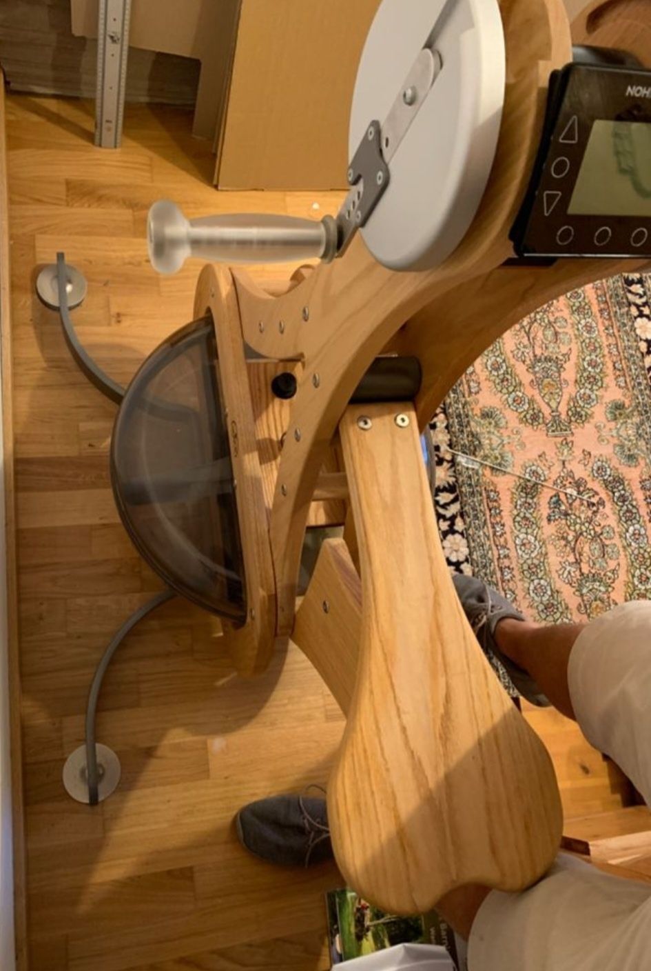 Waterrower wioślarz/grinder NOHRD do ćwiczeń górnych parti mięśniowych