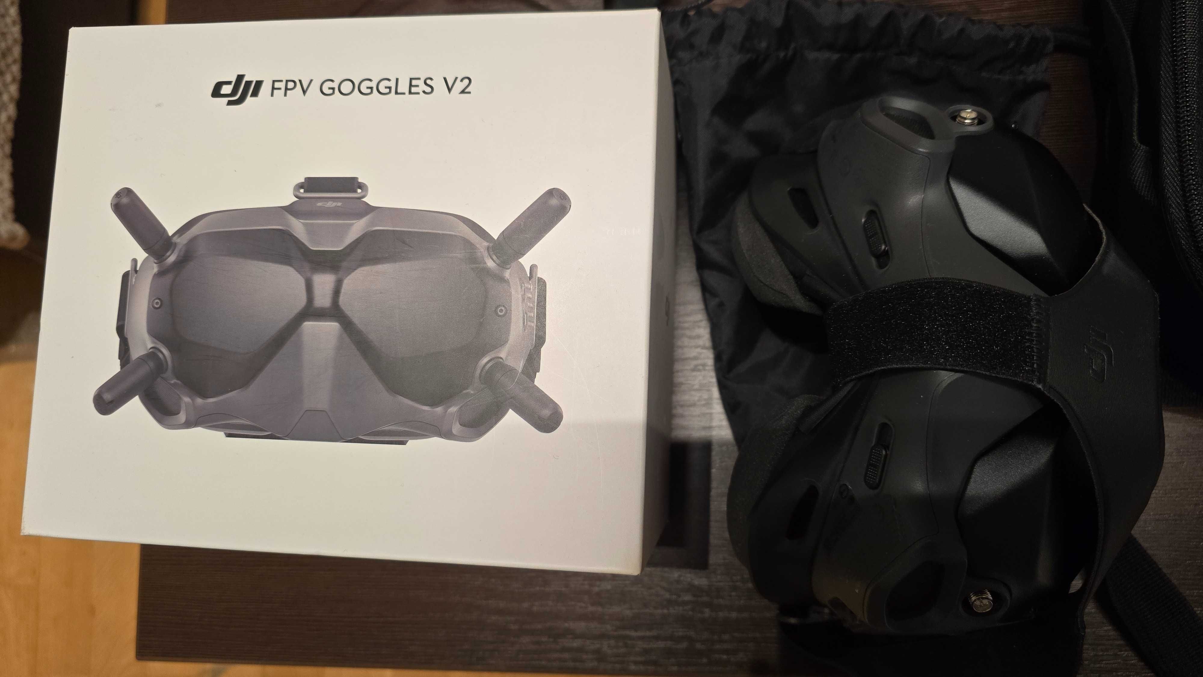 Zestaw DJI FPV V2: Gogle  + Dron + Ładowarka + Aparatura