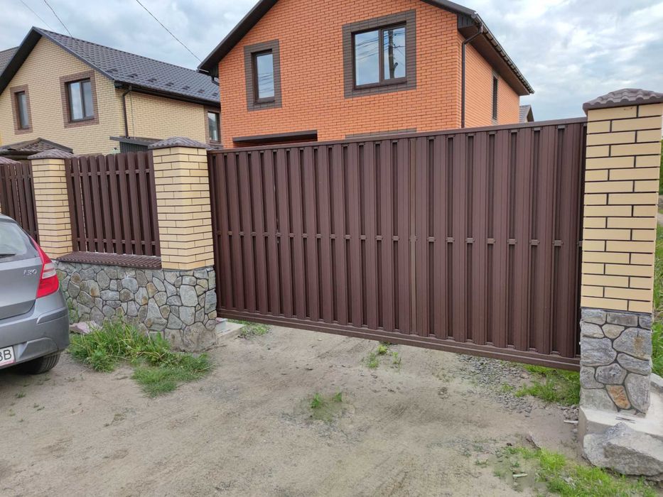 Штахетник Металевий Двухсторонній