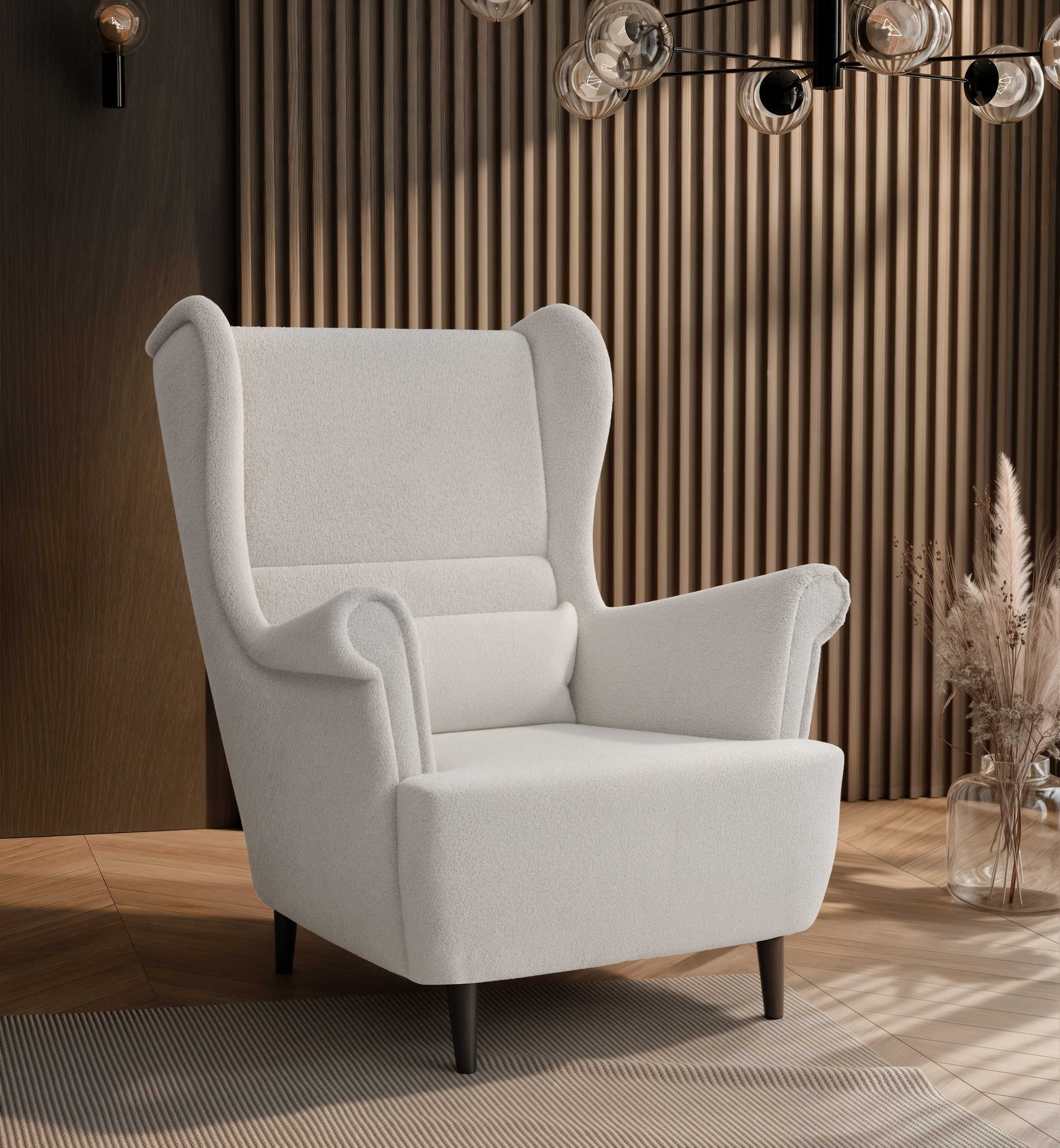 Fotel/ Fotel Uszak/ Baranek/ Sztruks