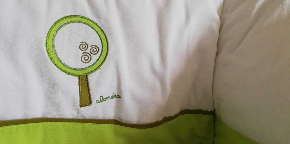 Edredon e Protetor de grades (berço/cama 70x140)