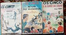 Livros dos Cinco de Enid Blyton e outros