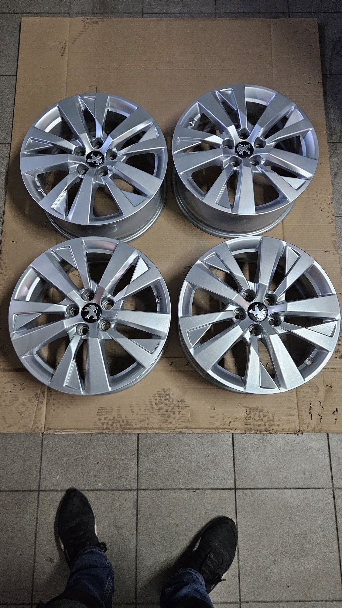 felgi aluminiowe 17" 5x105 6x17 ET 42 peugeot citroen
