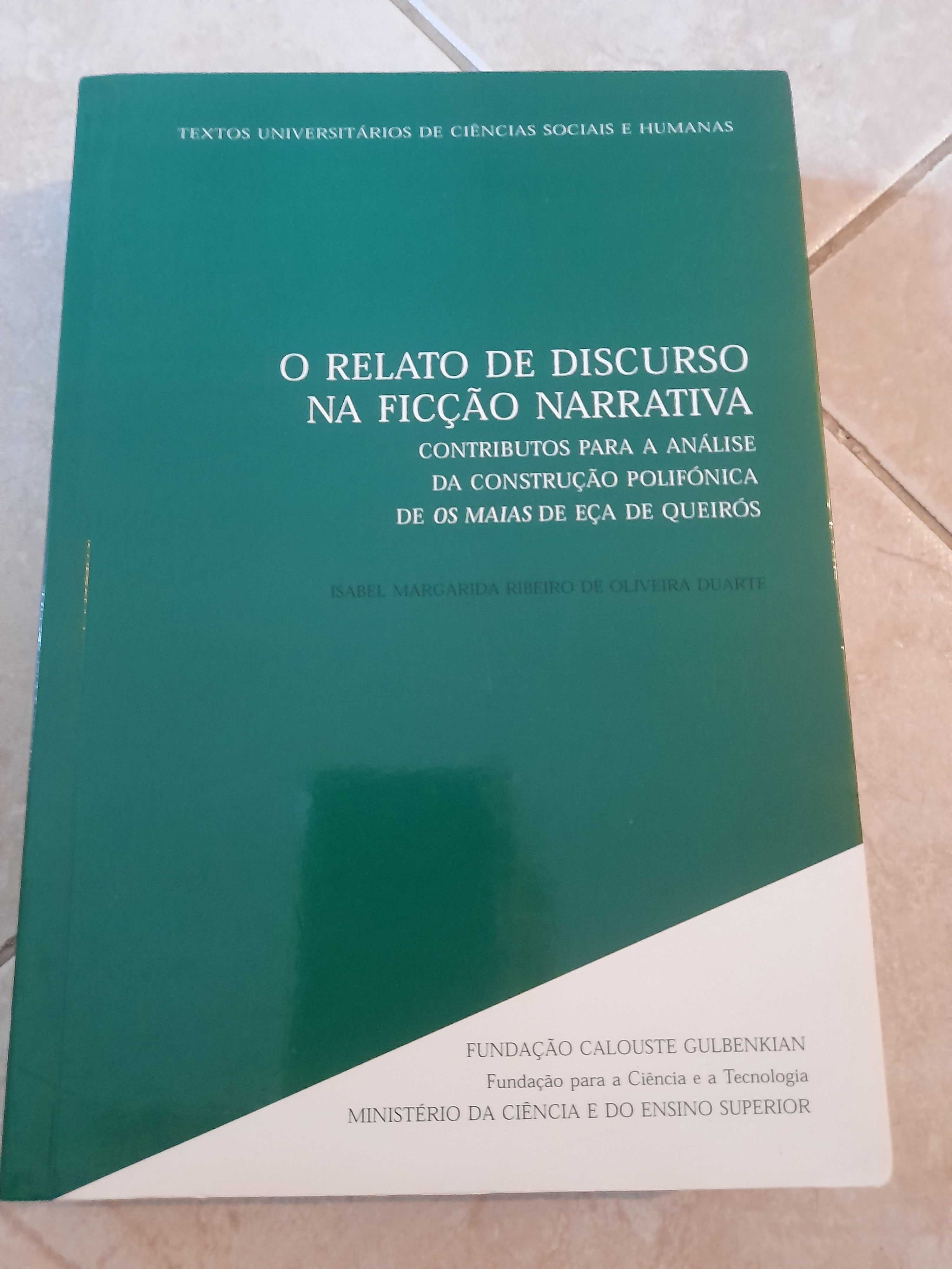 O Relato de Discurso na Ficção Narrativa