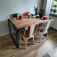 Stół drewniany mango,plus cztery krzesła -komplet