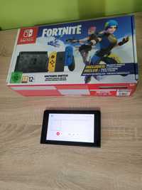 Nintendo Switch V2 Edycja Limitowana Fortnite Sam tablet + Pudełko