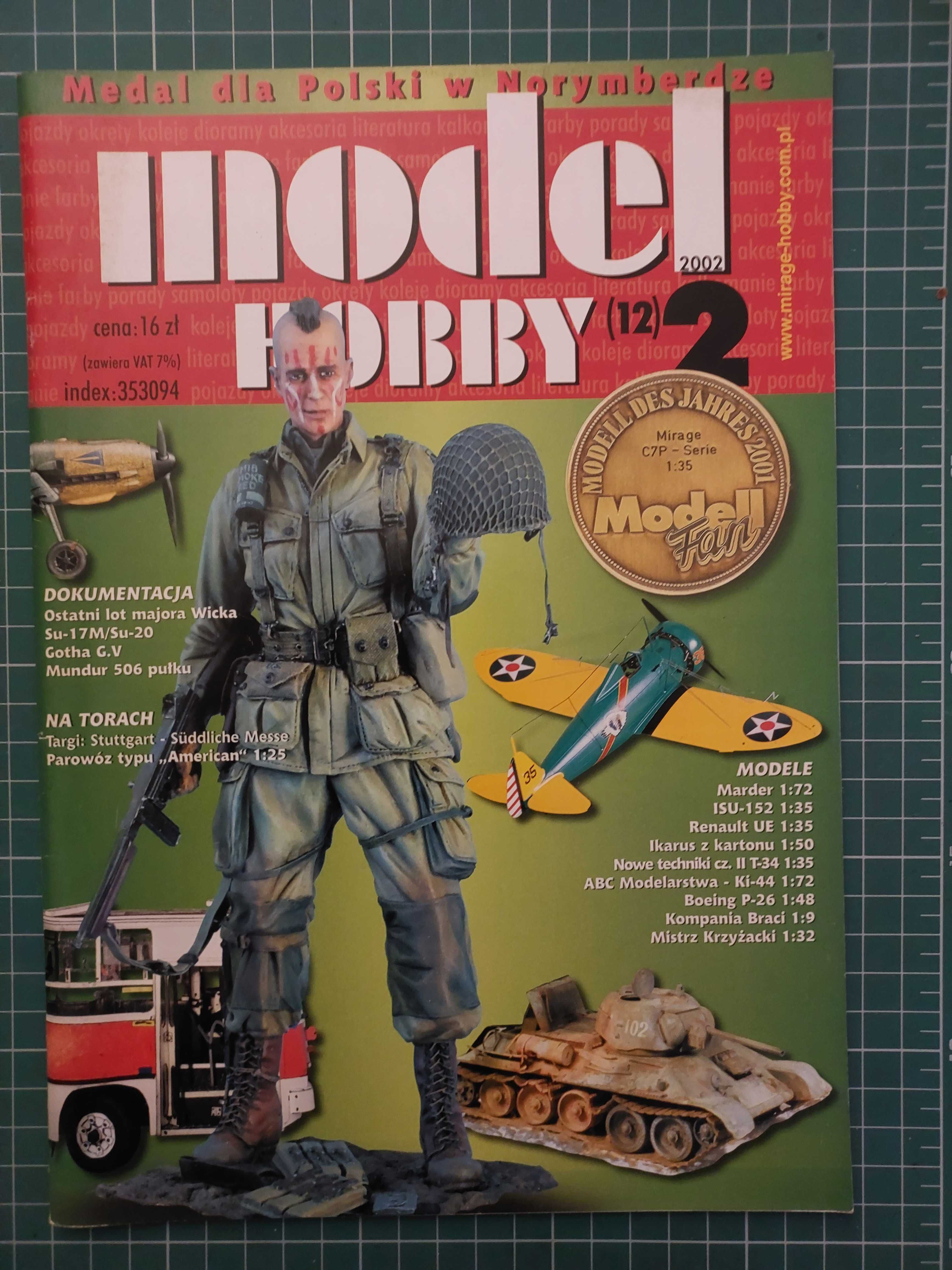 Sprzedam czasopismo Model Hobby, numery 1-3, rocznik 2002